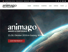 Tablet Screenshot of animago.com